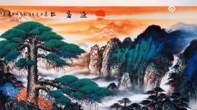 南登杜陵上，北望五陵间。秋水明落日，流光灭远山